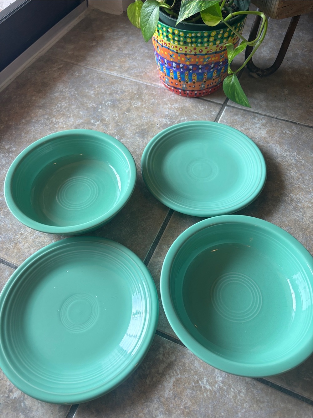 Fiesta Sea Mist Green 4-piece